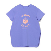 GARBHA PINDASNA Tシャツ(ヒヤシンス×ピンクプリント-M)