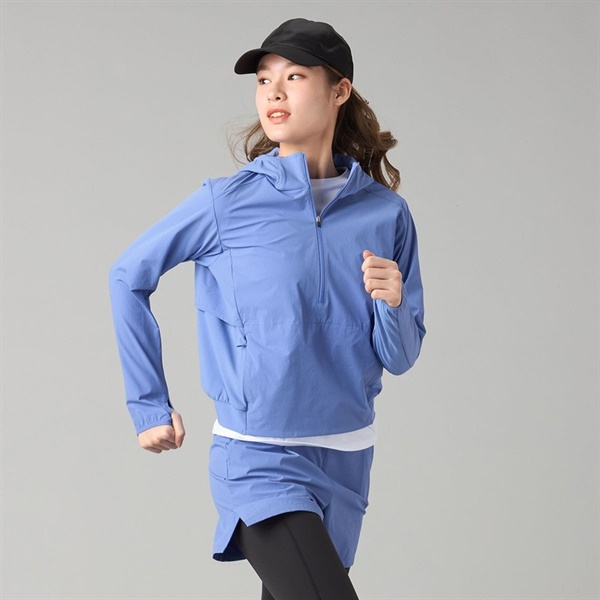 ランナーズハーフジップジャケット(ヒヤシンス-M)