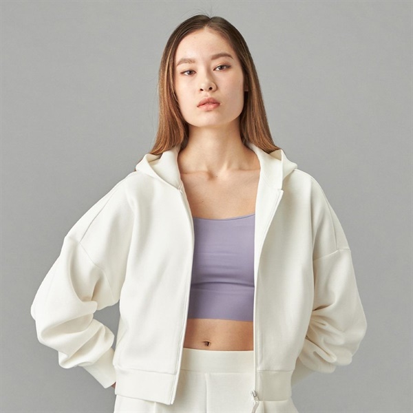 ダンボールフルジップフーディー(オフホワイト-M)