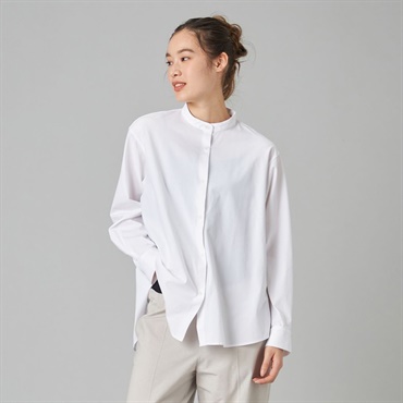 EasyCare+ノーカラーシャツ