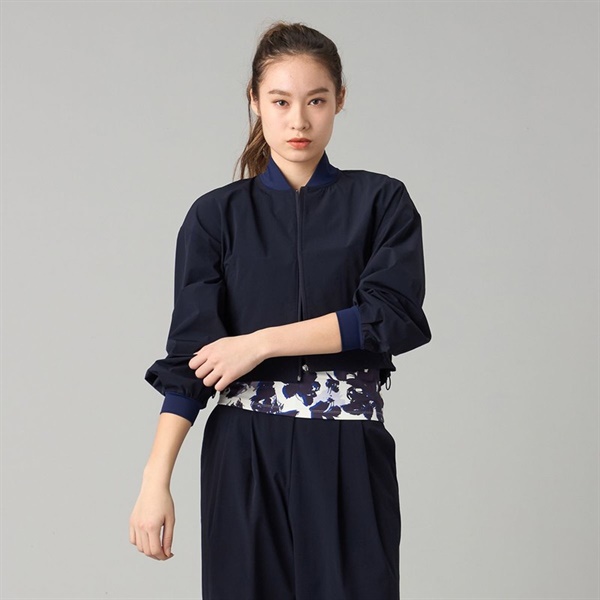 UVケアタフタジップジャケット(ネイビー-M)