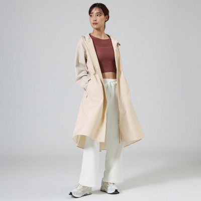 ★タフタＡラインコート