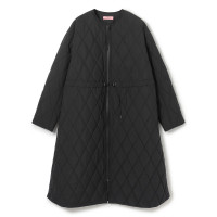 キルティングコート(ブラック-M)