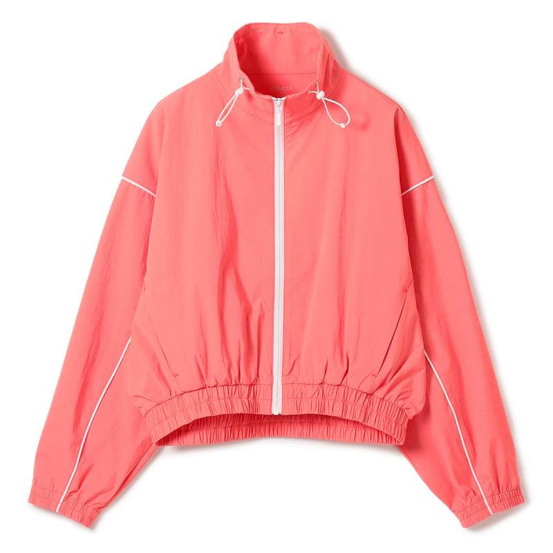 ★ラインアクセントタフタジャケット(コーラル-M)