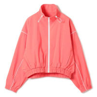 ★ラインアクセントタフタジャケット(コーラル-M)