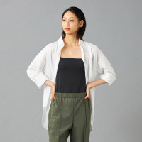 EasyCare+ オーバーシャツ(ホワイト-M)