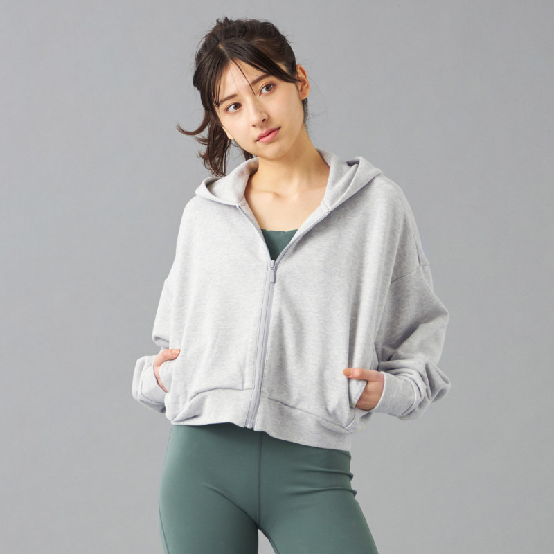 ★スウェットフーデッドジャケット