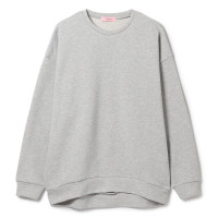 ★スウェットプルオーバー(グレー杢-M)