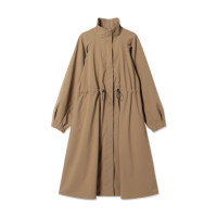 フリーダムスリーブロングコート(ベージュ-M)
