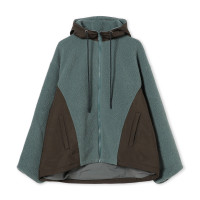 ボアフルジップジャケット(グリーン-M)