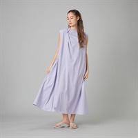 EasyCare+ツイストワンピース　(モーブ-S)