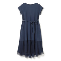 ★ライトタフタワンピース(ネイビー-S)