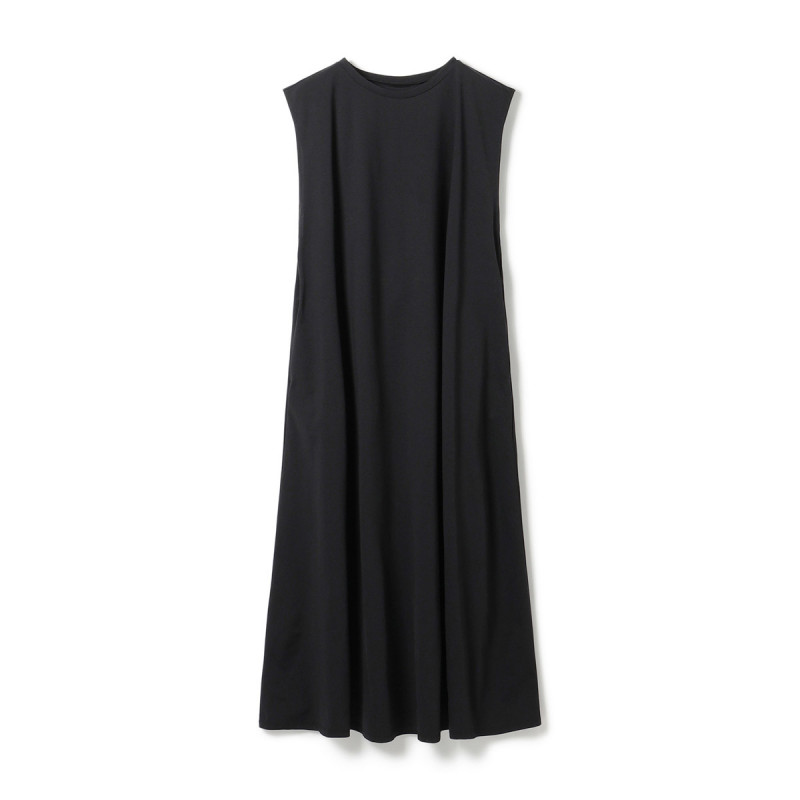 EasyCare+ タックワンピース(ブラック-S)