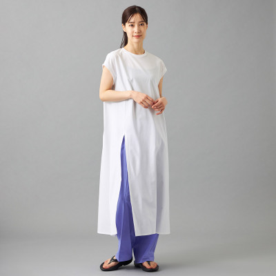 ★ＥａｓｙＣａｒｅ＋　スリットワンピース