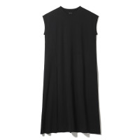 ★ＥａｓｙＣａｒｅ＋　スリットワンピース(ブラック-M)