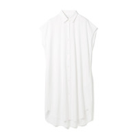 EasyCare+ シャツワンピース(ホワイト-M)