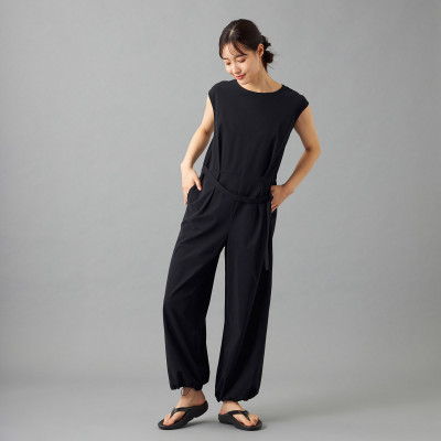 フレンチスリーブオールインワン