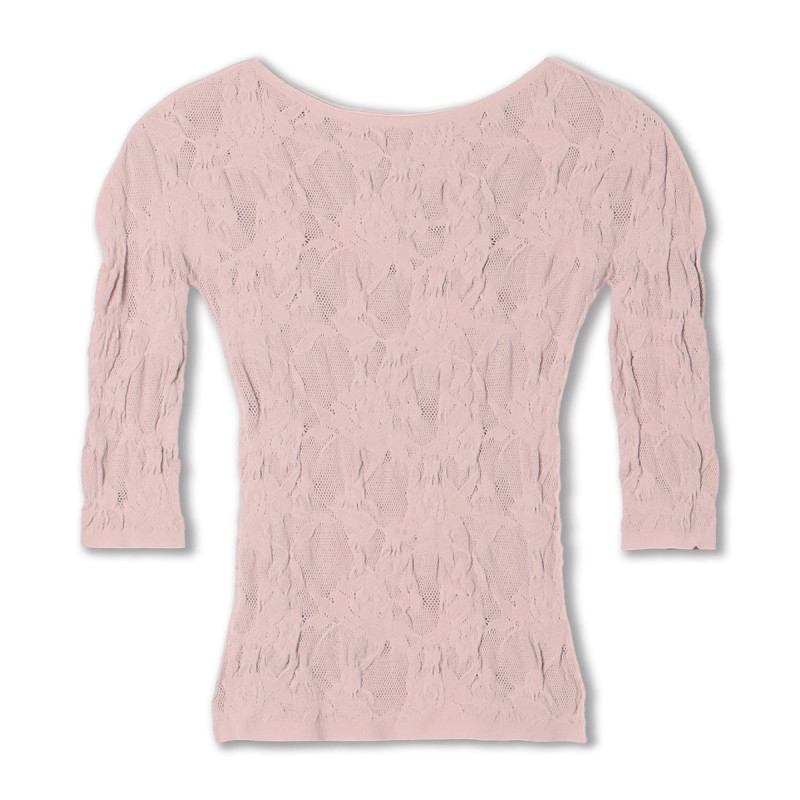 新品　チャコット　ノーソーイングニットトップ 　レース　M ワインレッド DANCE ノーソーイング レッスンウェア S~M 赤 チャコット DANCE ノー