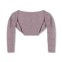 【ノーソーイングニット】ノーソーイング7分袖アームカバー(アッシュグレー-M)