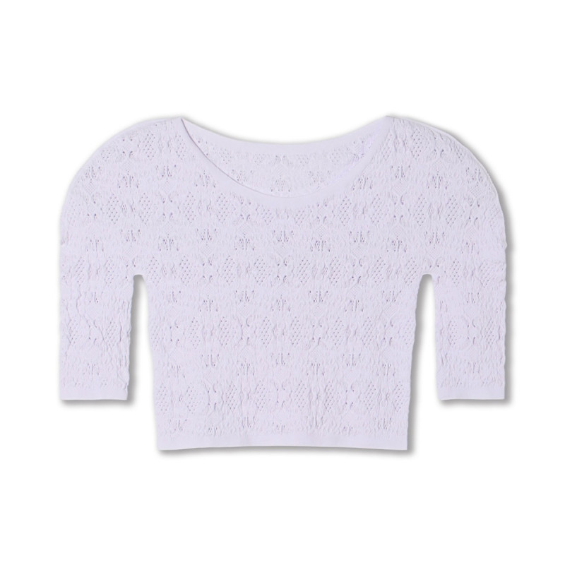 Chacott チャコット ノーソーイングニット　Mサイズ ノーソーイングニット】ジュニア ノーソーイングショートトップ 商品