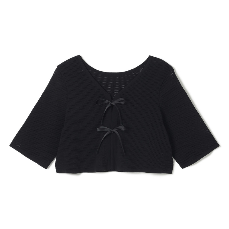 ノーソーイングニット】2wayメッシュニットボレロ 商品ページ