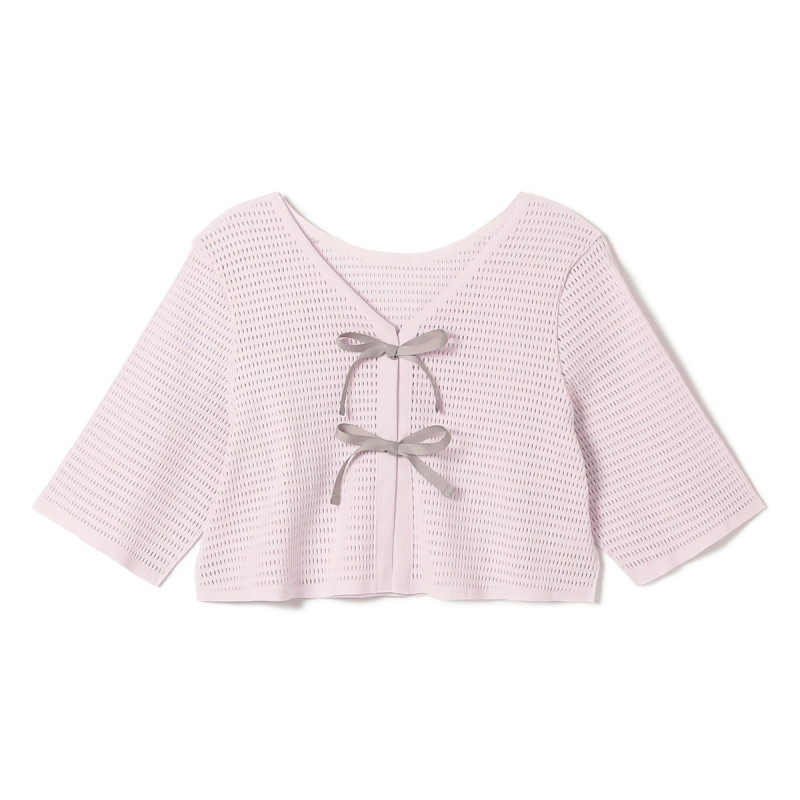 ノーソーイングニット】2wayメッシュニットボレロ 商品ページ