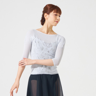 【ノーソーイングニット】キシリトールボートネックトップ