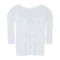 【ノーソーイングニット】キシリトールボートネックトップ(ベビーブルー-M)