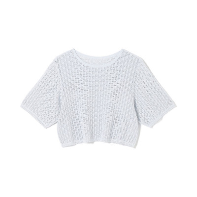 ノーソーイングニット】キシリトールショート丈トップ 商品ページ