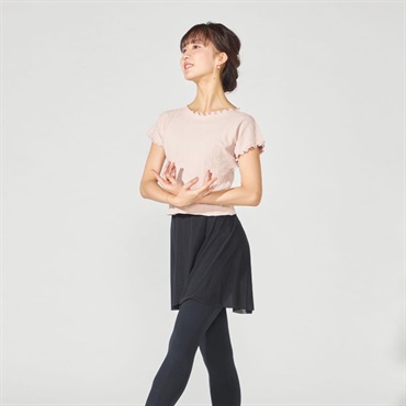★メロウコンパクトニットＴシャツ