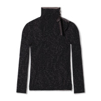 ノーソーイングニット】サイドリボンハイネックニットトップ 商品