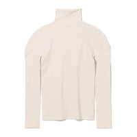 ★リブハイネックニットトップ(オフホワイト-M)