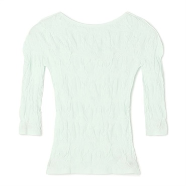 シアーレースボートネックトップ