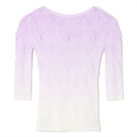 グラデーションボートネックトップ(ラベンダー-M)