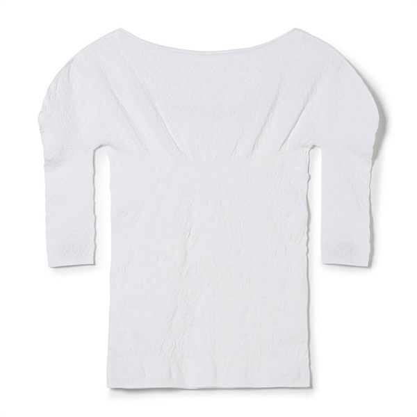 キシリトールボートネックニットトップ(ホワイト-M)