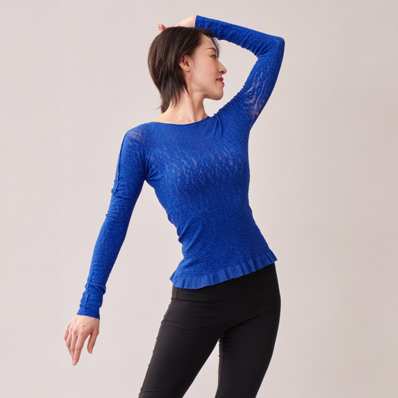 新品　チャコット　ノーソーイングニットトップ ノーソーイングニット】レオパードニットトップ 商品ページ