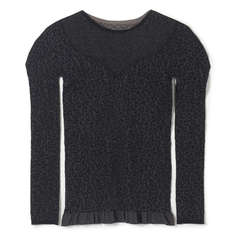 ノーソーイングニット】レオパードニットトップ 商品ページ
