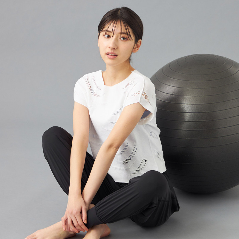 ★コンパクトシャギーニットＴシャツ