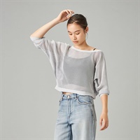 チャコット ノーソーイングニット 7分袖メッシュニットTシャツ ノーソーイングニット】7分袖メッシュニットTシャツ 商品ページ