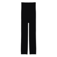 ★ハイウエストニットタイツ(ブラック-M)