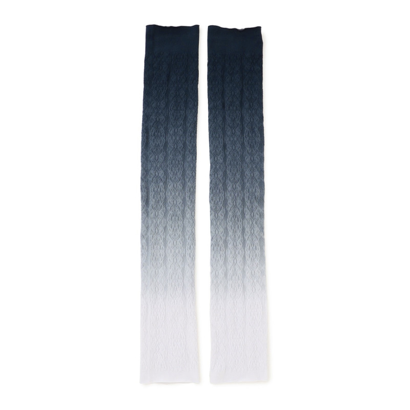 ★グラデーションレッグウォーマー(ガンメタル-フリー)