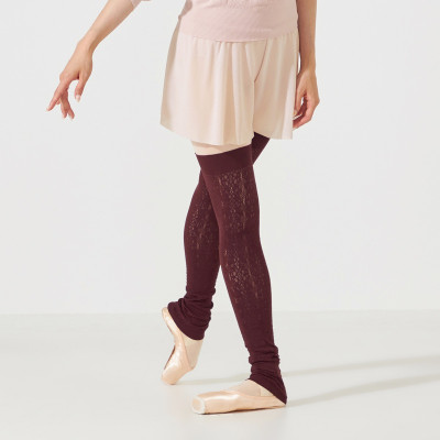 ★ラインモチーフニットレッグウォーマー