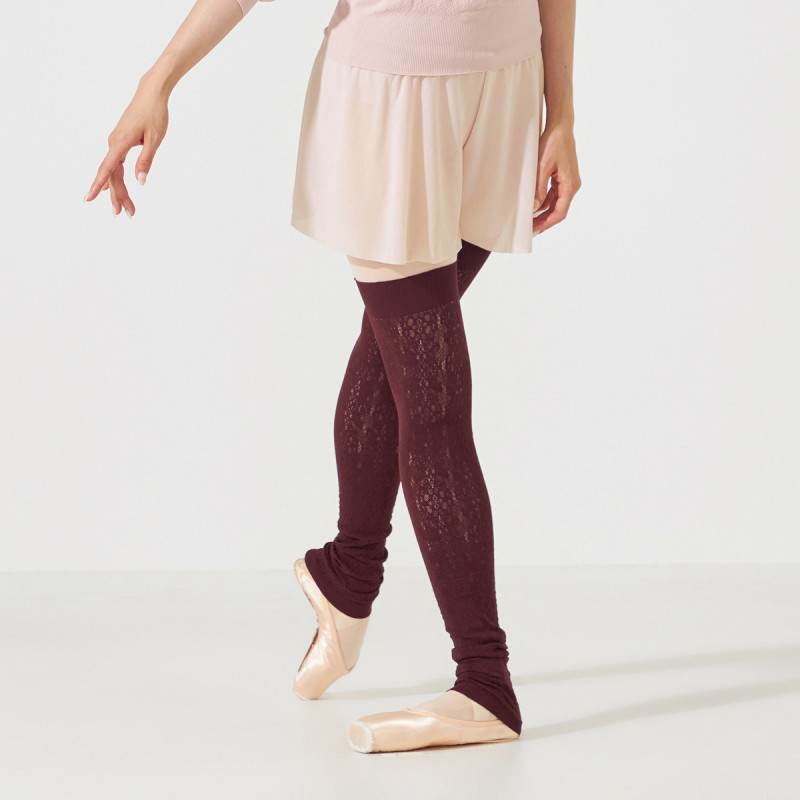 ★ラインモチーフニットレッグウォーマー