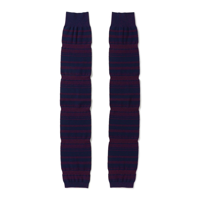 ★リバーシブルレッグウォーマー(ネイビー-フリー)