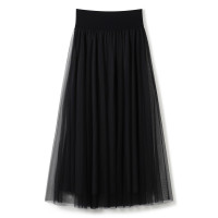 ★チュールスカート(ブラック-S)