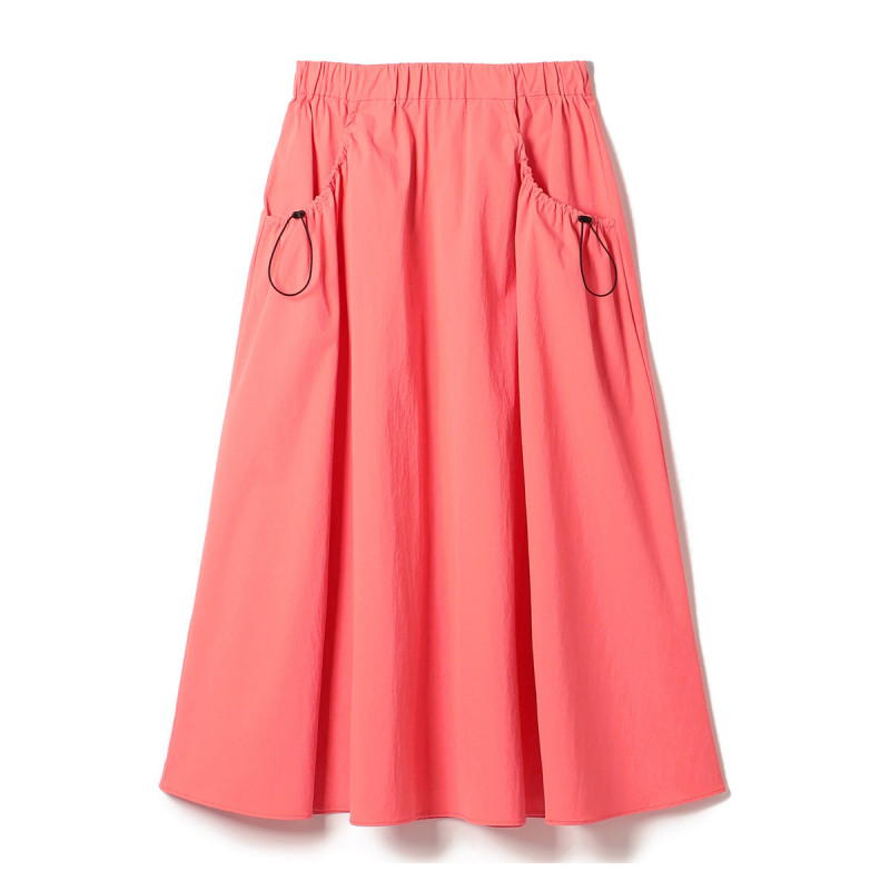 タフタAラインスカート(コーラル-M)