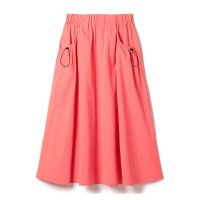 タフタAラインスカート(コーラル-M)