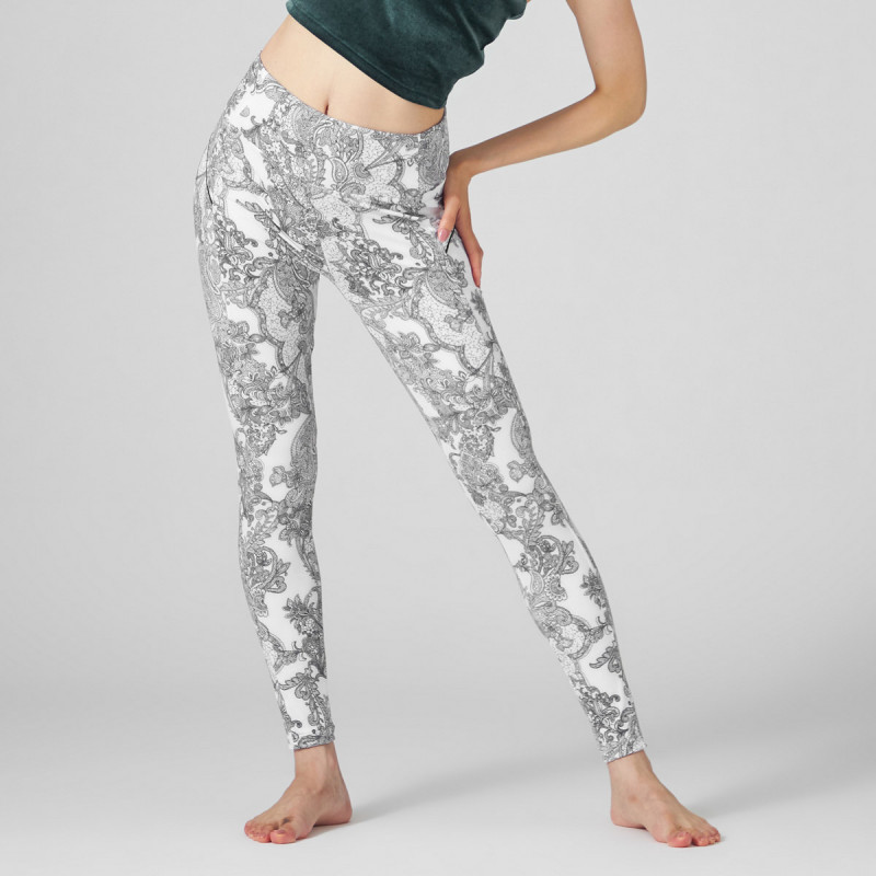 レースプリントレギンス