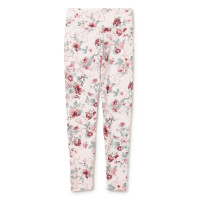 ★ホリデーフラワープリントレギンス(ベビーピンクプリント-S)