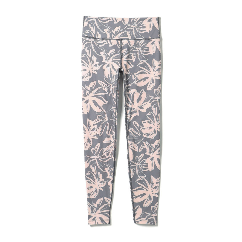 Playful フラワーレギンス(グレープリント-S)